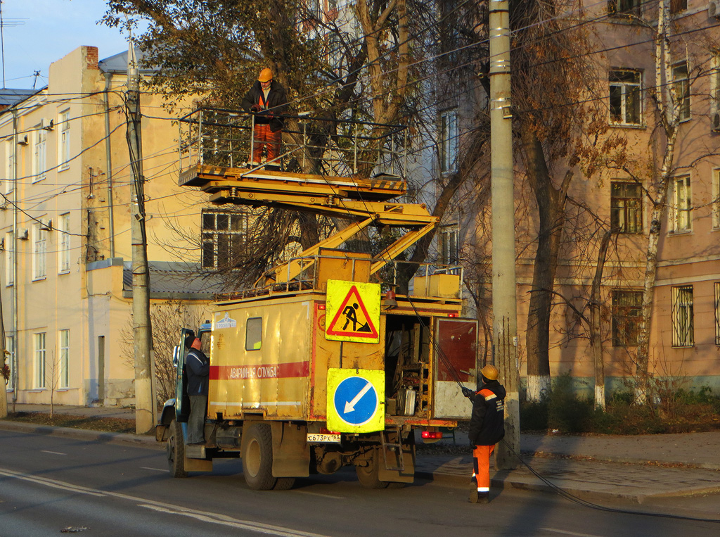 Самара — Переустройство троллейбусной контактной сети в районе Речного вокзала (октябрь-ноябрь 2017 г.)