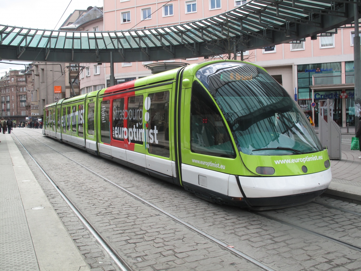 Страсбург, Bombardier Eurotram (Flexity Outlook) № 1039