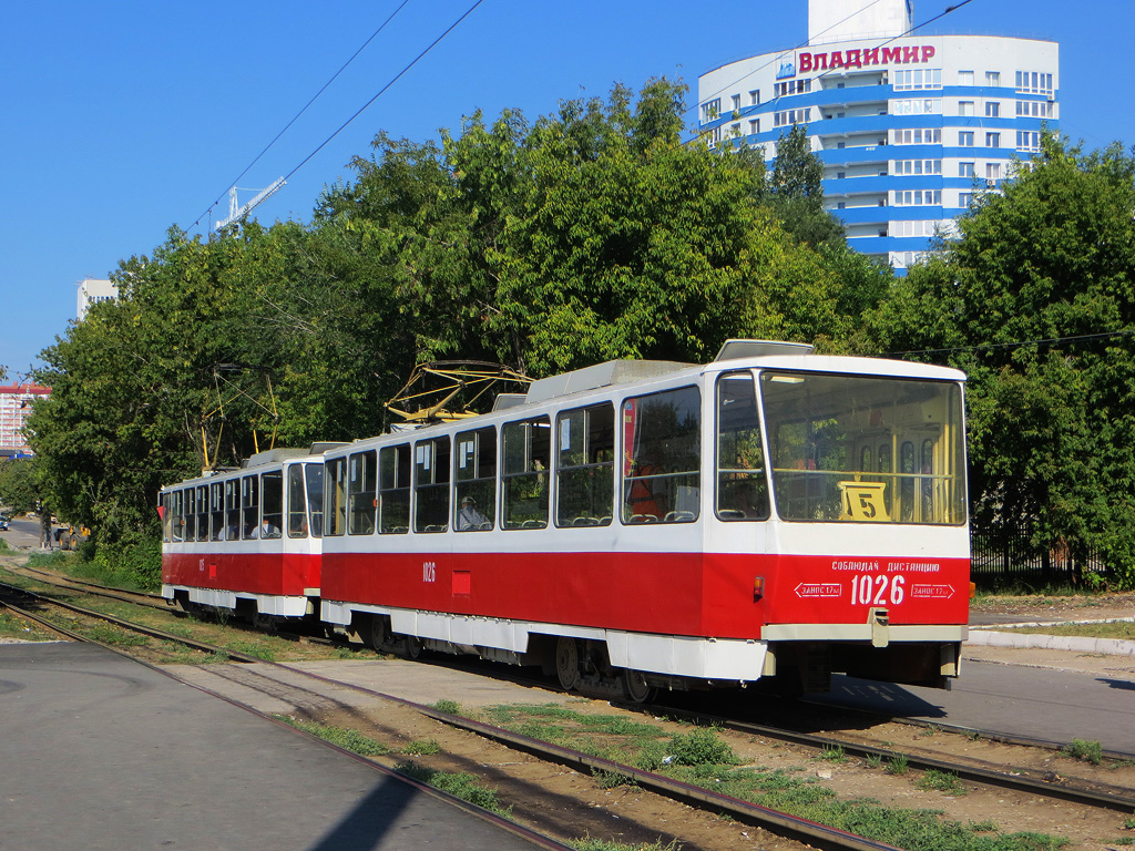 Самара, Tatra T6B5SU № 1026