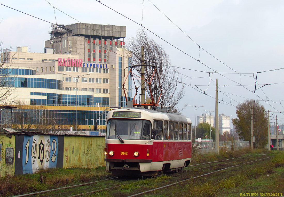 Kharkiv, Tatra T3SUCS # 3042