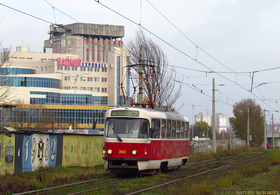 Харков, Tatra T3SUCS № 3042