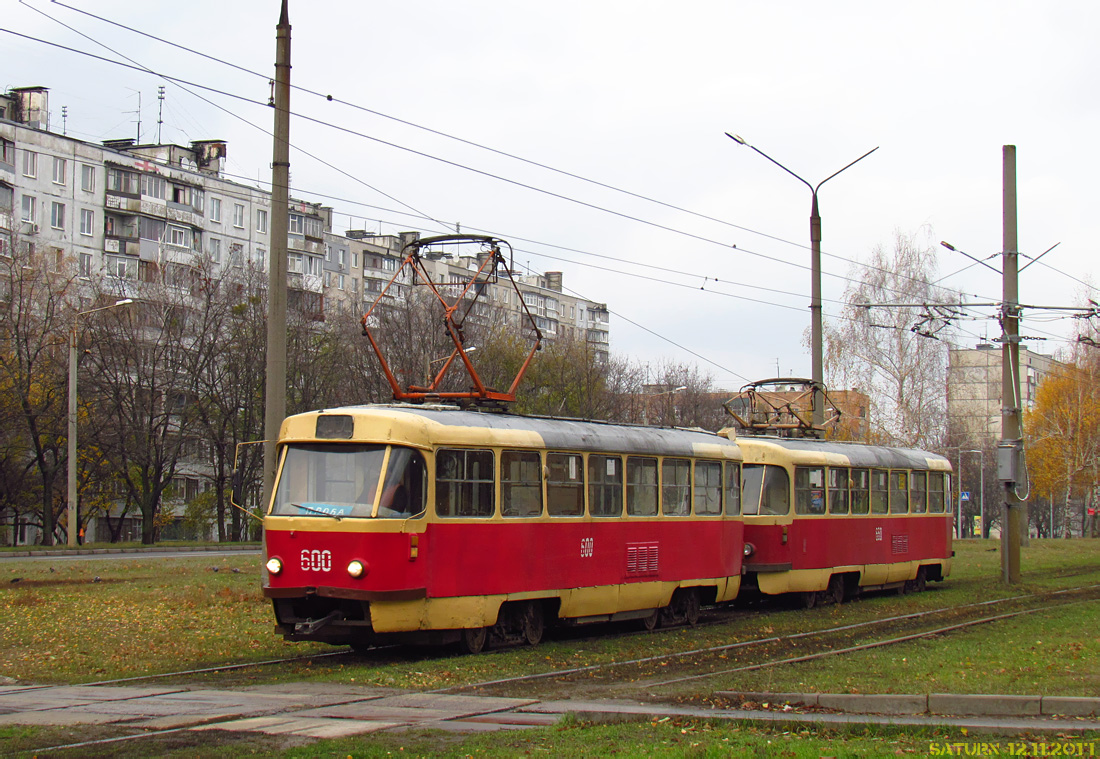 Harkiv, Tatra T3SU № 600