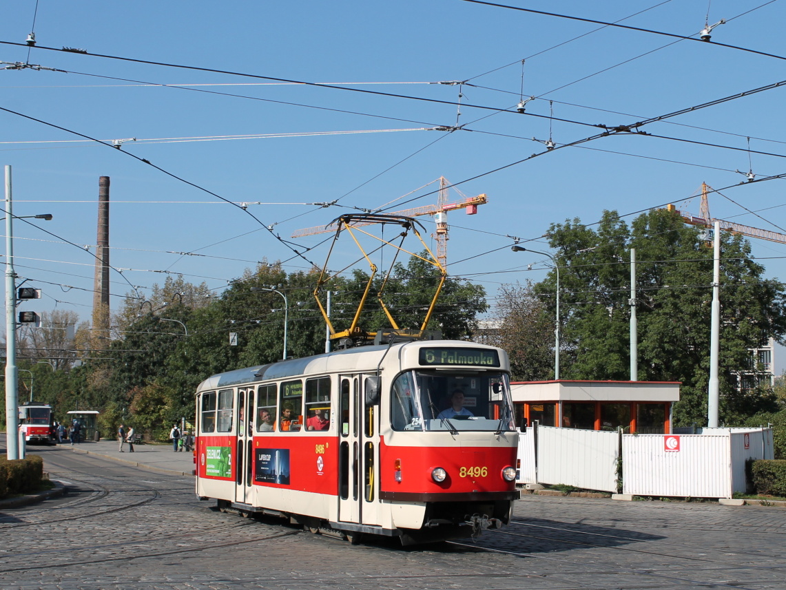 Прага, Tatra T3R.P № 8496