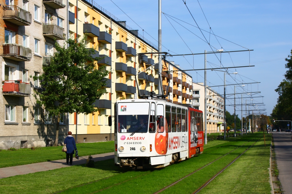 Лиепая, Tatra KT4D № 246