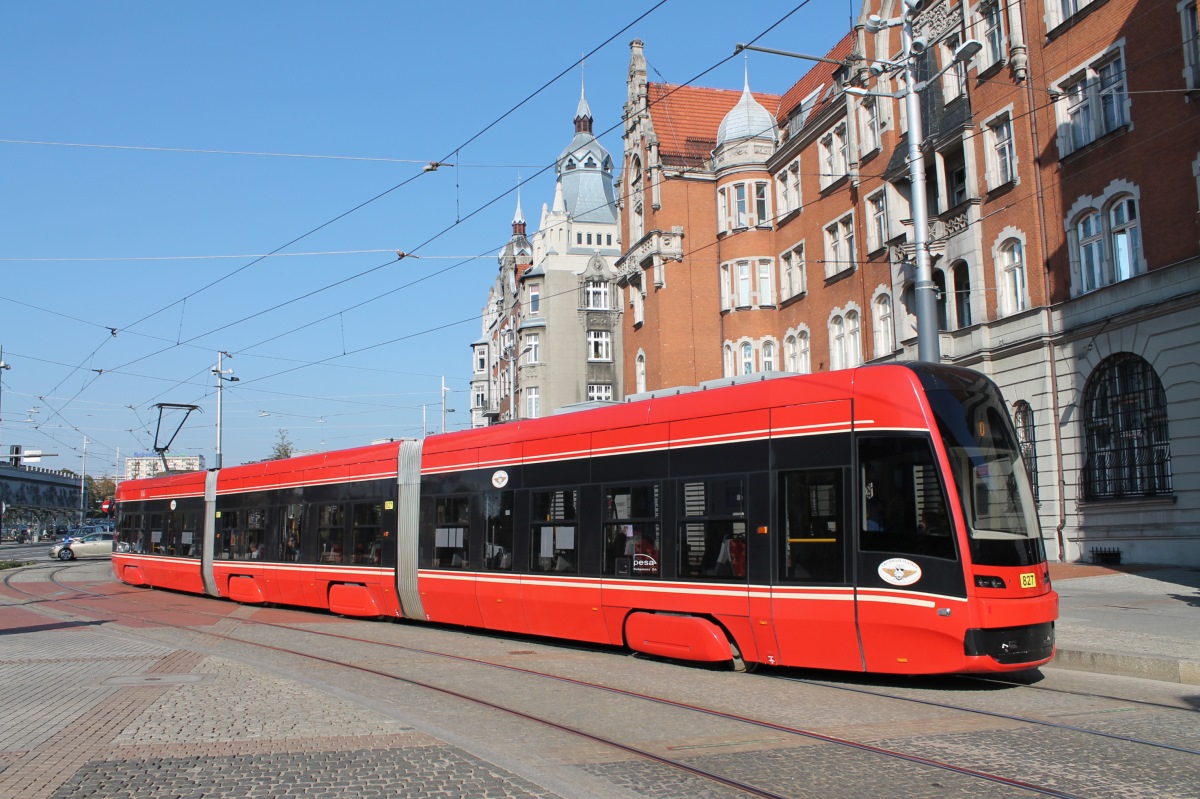 Silesia trams, PESA Twist 2012N # 827