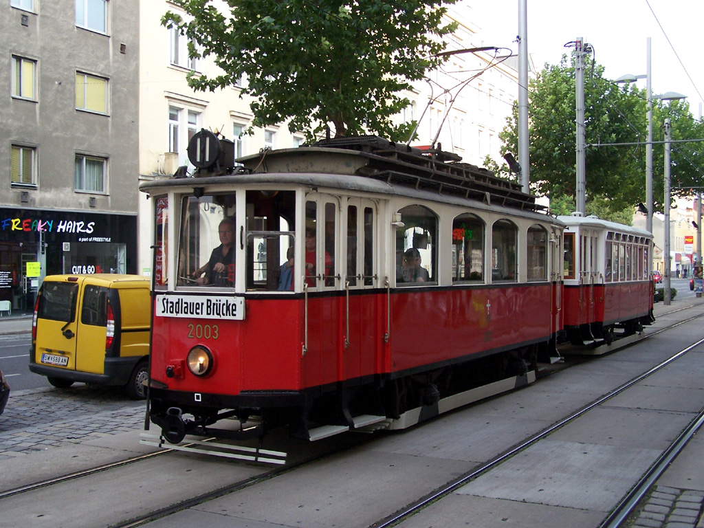 Wien, HW Type G2(aw) # 2003; Wien — Tramwaytag 2009