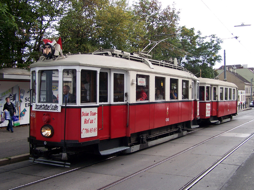 Вена, Simmering Type M № 4148; Вена — Tramwaytag 2012