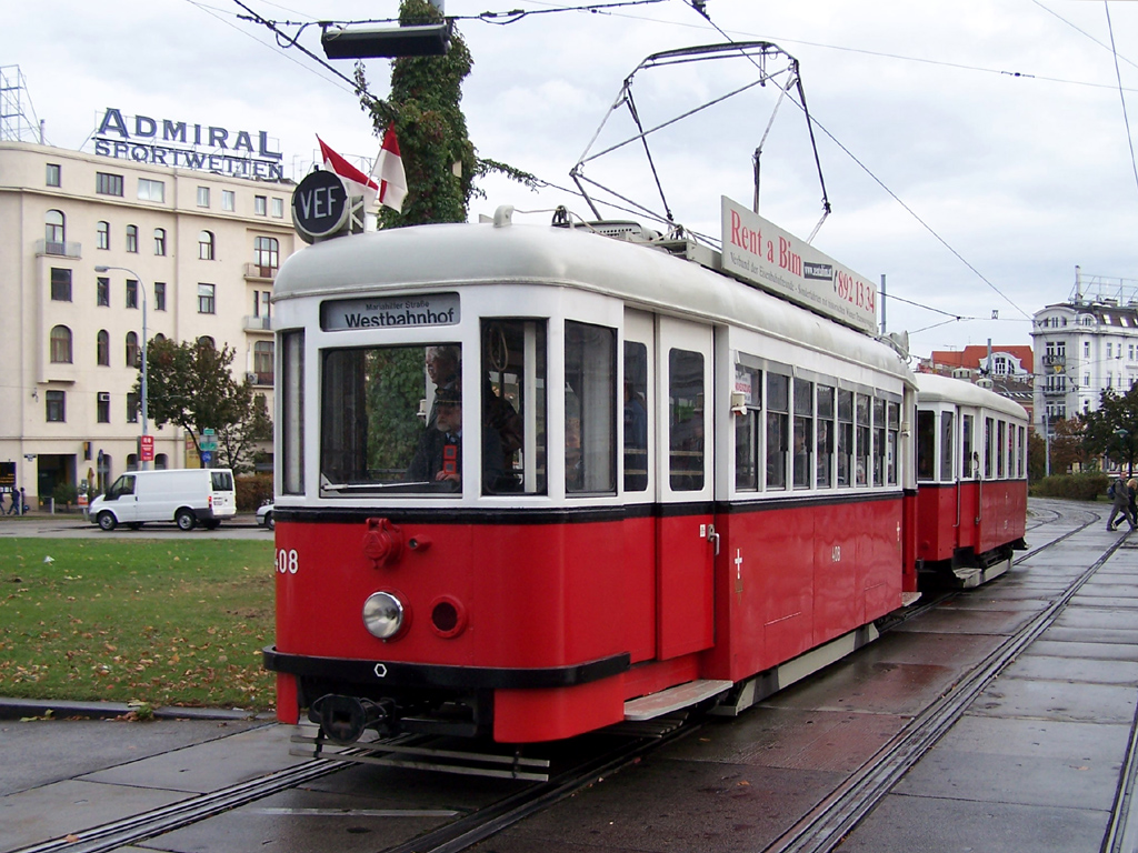 Vienna, Lohner Type T1 # 408; Vienna — 125. anniversary of Wiener Lokalbahnen