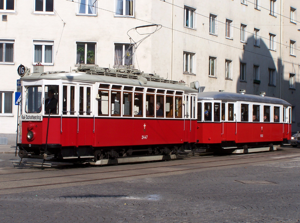 Вена, Simmering Type K № 2447; Вена — 240. поездка VEF — 17.03.2013.