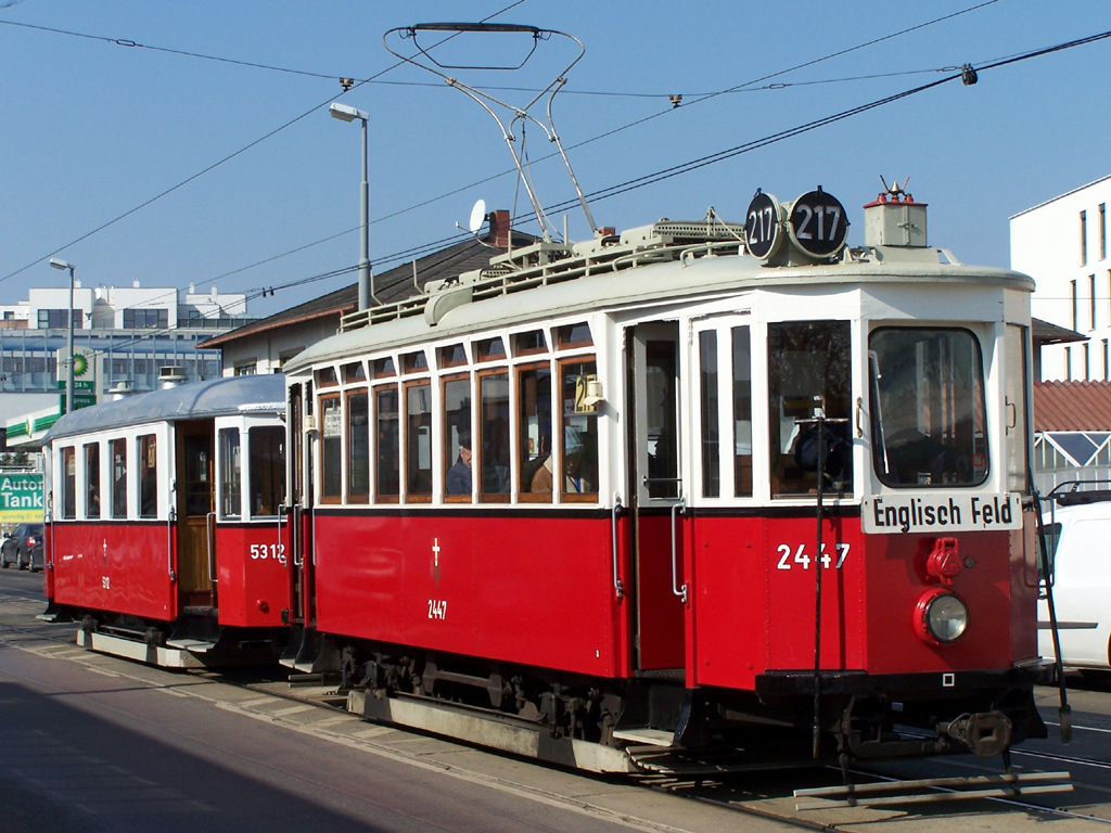 Вена, Simmering Type K № 2447; Вена — 240. поездка VEF — 17.03.2013.