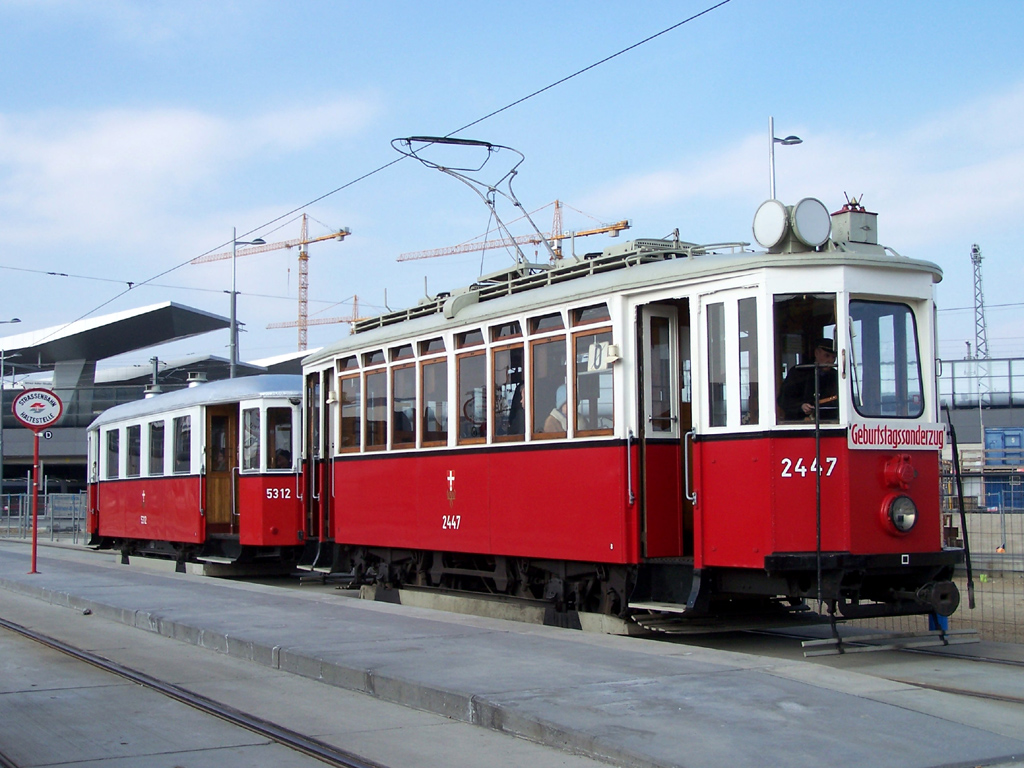 Вена, Simmering Type K № 2447; Вена — 240. поездка VEF — 17.03.2013.