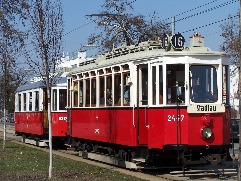 Вена, Simmering Type K № 2447; Вена — 240. поездка VEF — 17.03.2013.