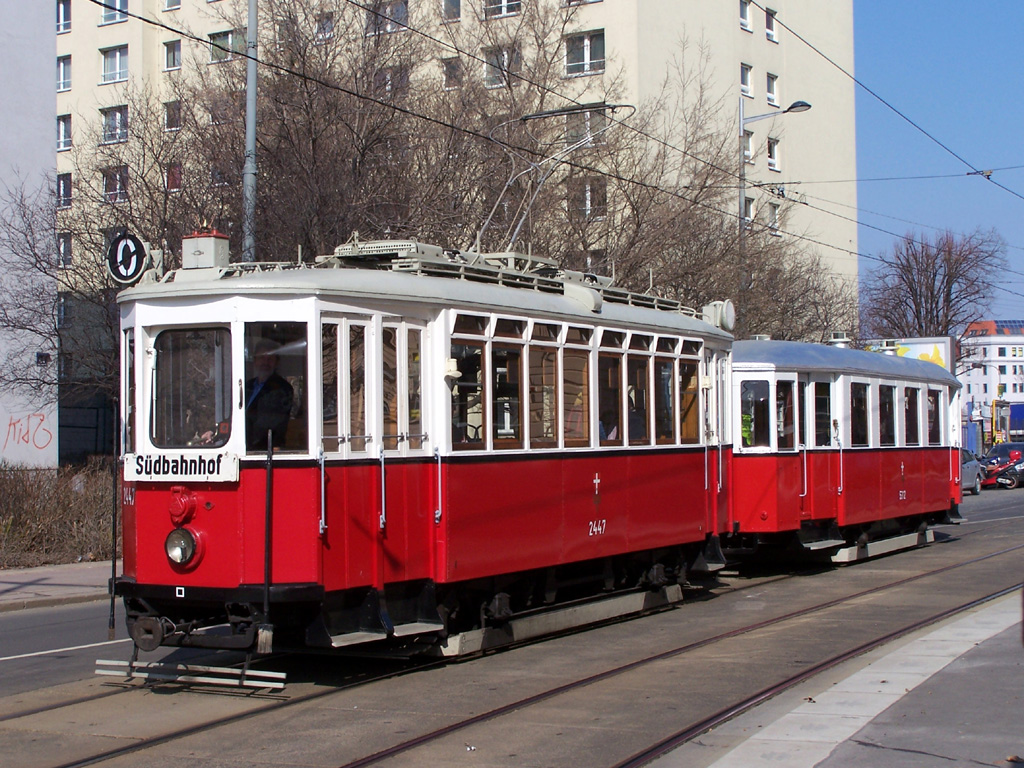 Вена, Simmering Type K № 2447; Вена — 240. поездка VEF — 17.03.2013.