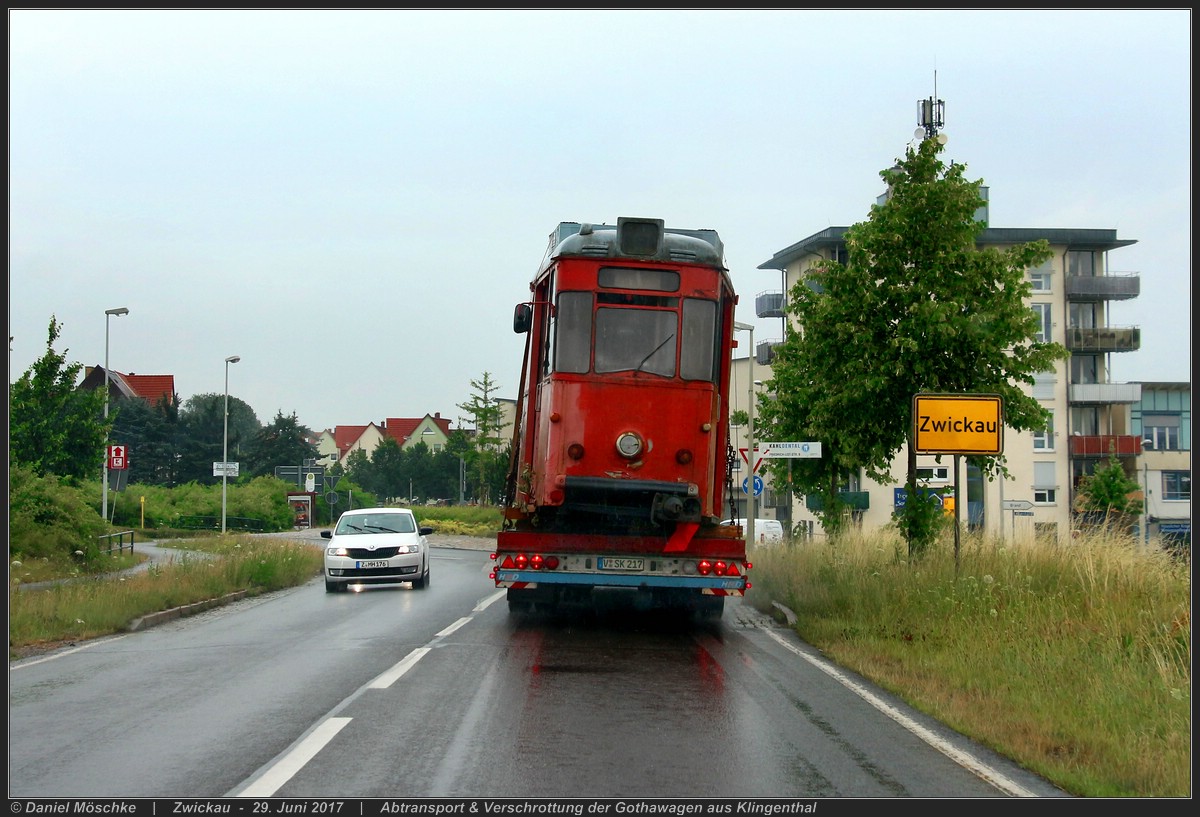 Клингенталь, Gotha T57 № (72); Цвиккау — Трамваи из других городов