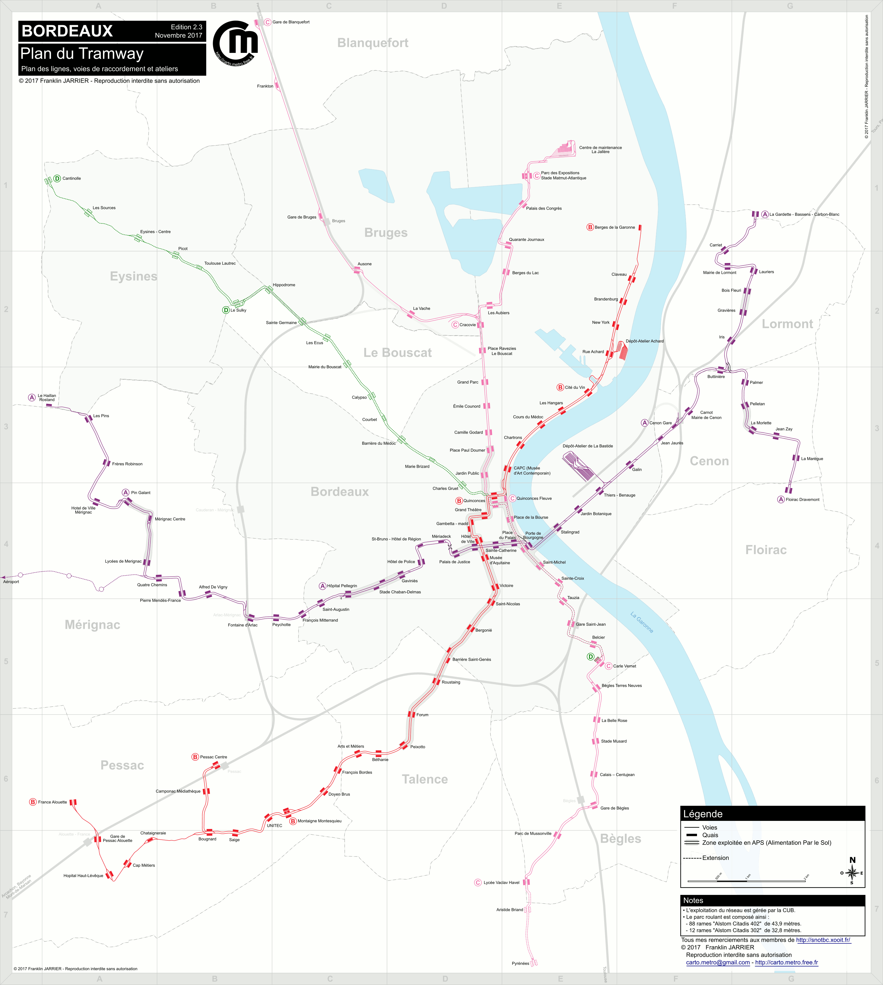 Bordeaux — Maps