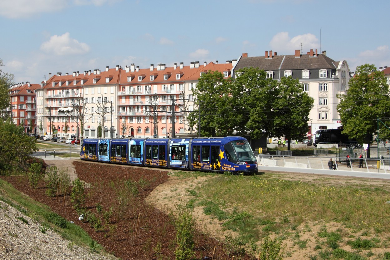 Страсбург, Alstom Citadis 403NG № 3004; Страсбург — Международная трамвайная линия Страсбург — Кель
