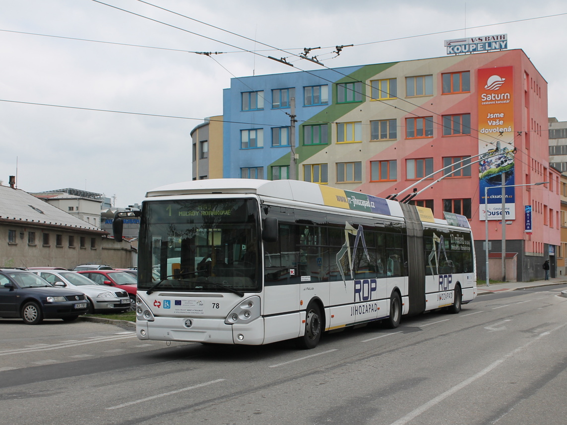 Ческе-Будеёвице, Škoda 25Tr Irisbus Citelis № 78