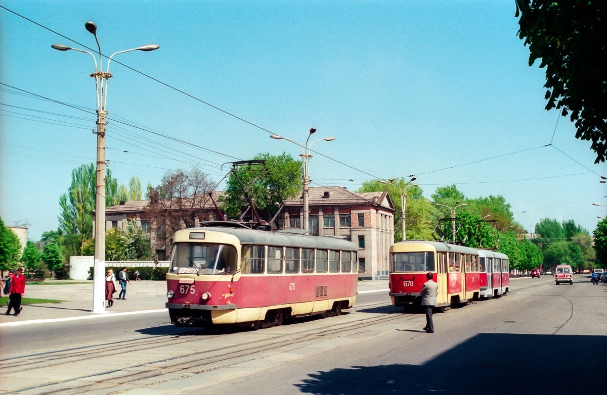 Каменское, Tatra T3SU № 675; Каменское, Tatra T3SU № 678