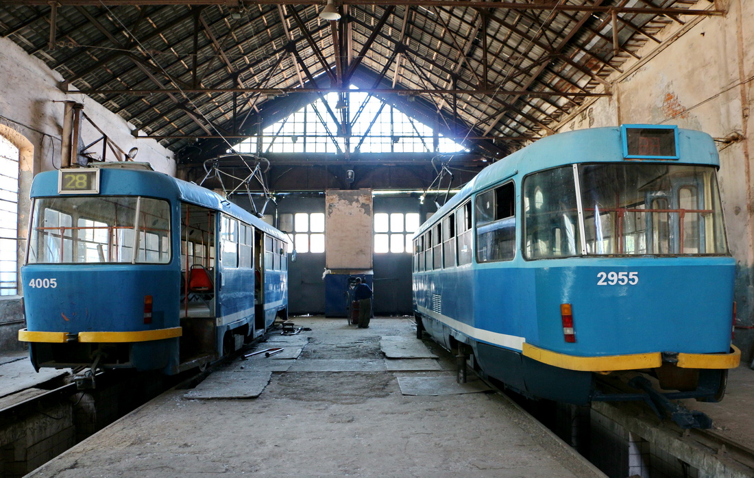 Одесса, Tatra T3R.P № 4005; Одесса, Tatra T3R.P № 2955