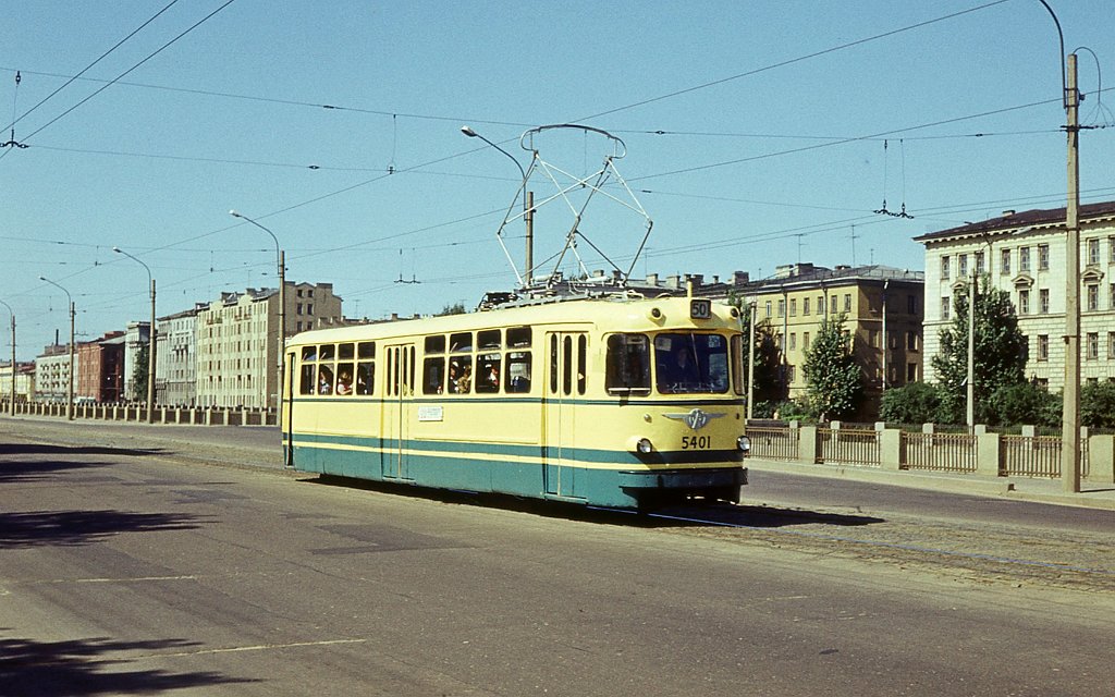 St Petersburg, LM-57 nr. 5401; St Petersburg — Historic tramway photos