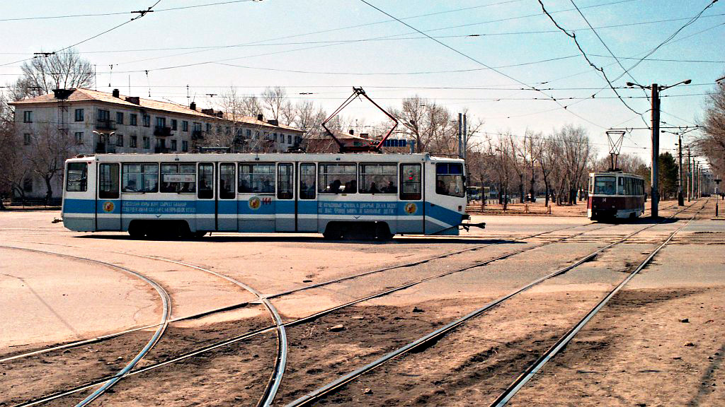 Pavlodar, 71-608KM # 144; Pavlodar, 71-605 (KTM-5M3) # 14
