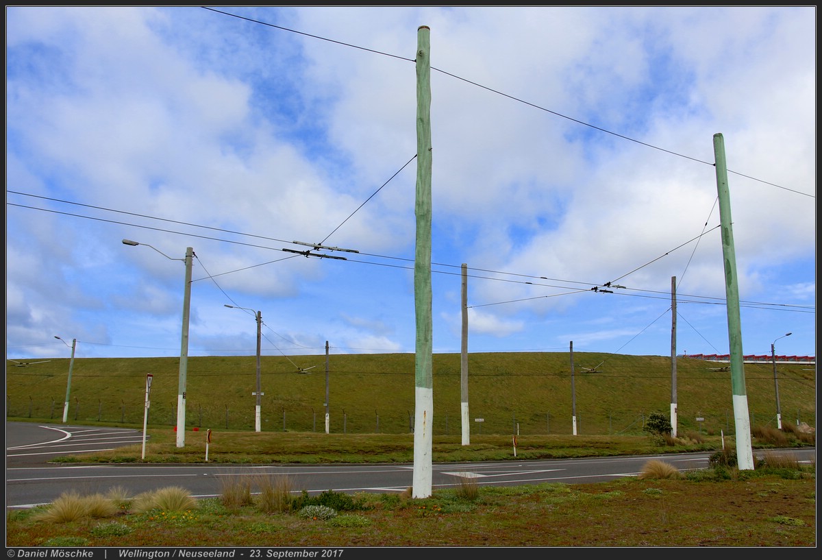 Wellington — Trolleybus Lines and Infrastructure