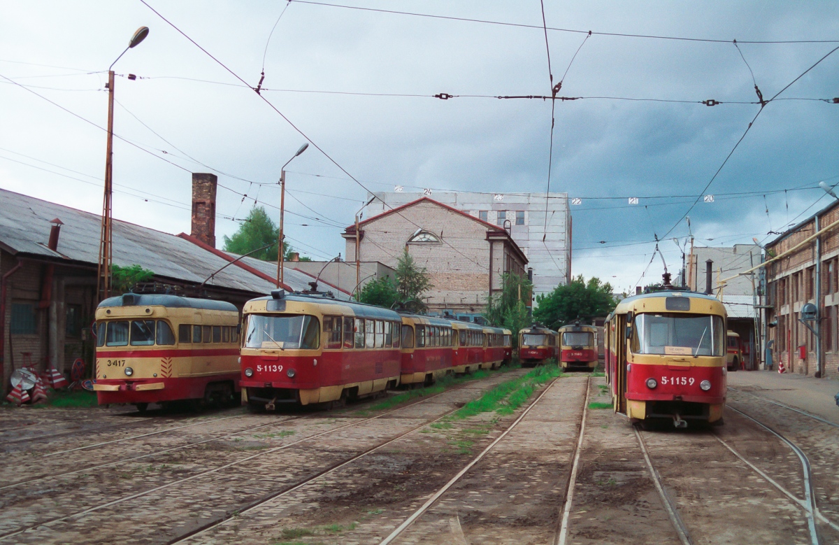 Рига, RM-67 № 3-417; Рига, Tatra T3SU № 5-1139; Рига, Tatra T3SU № 5-1159