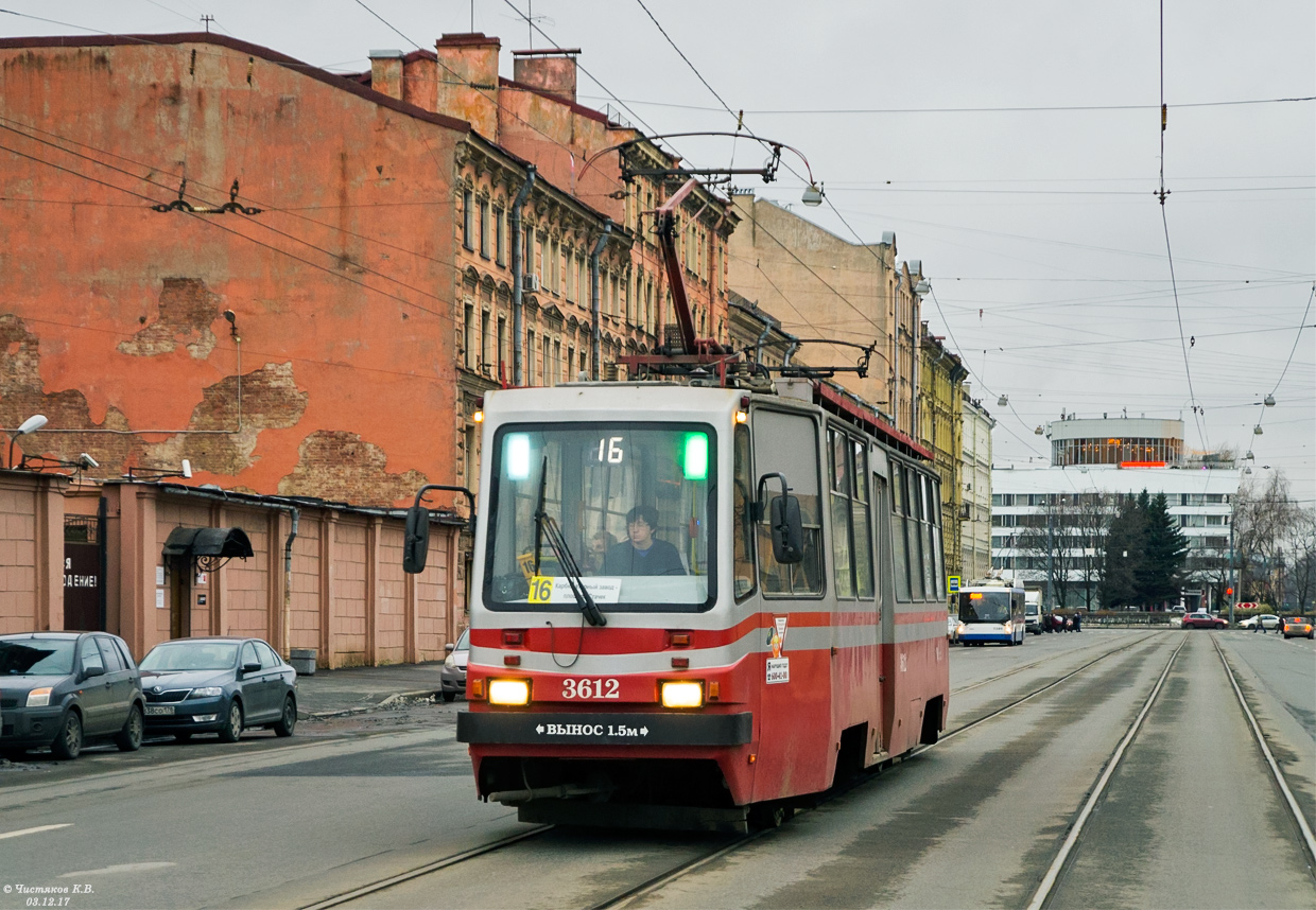 Санкт Петербург, ТС-77 № 3612