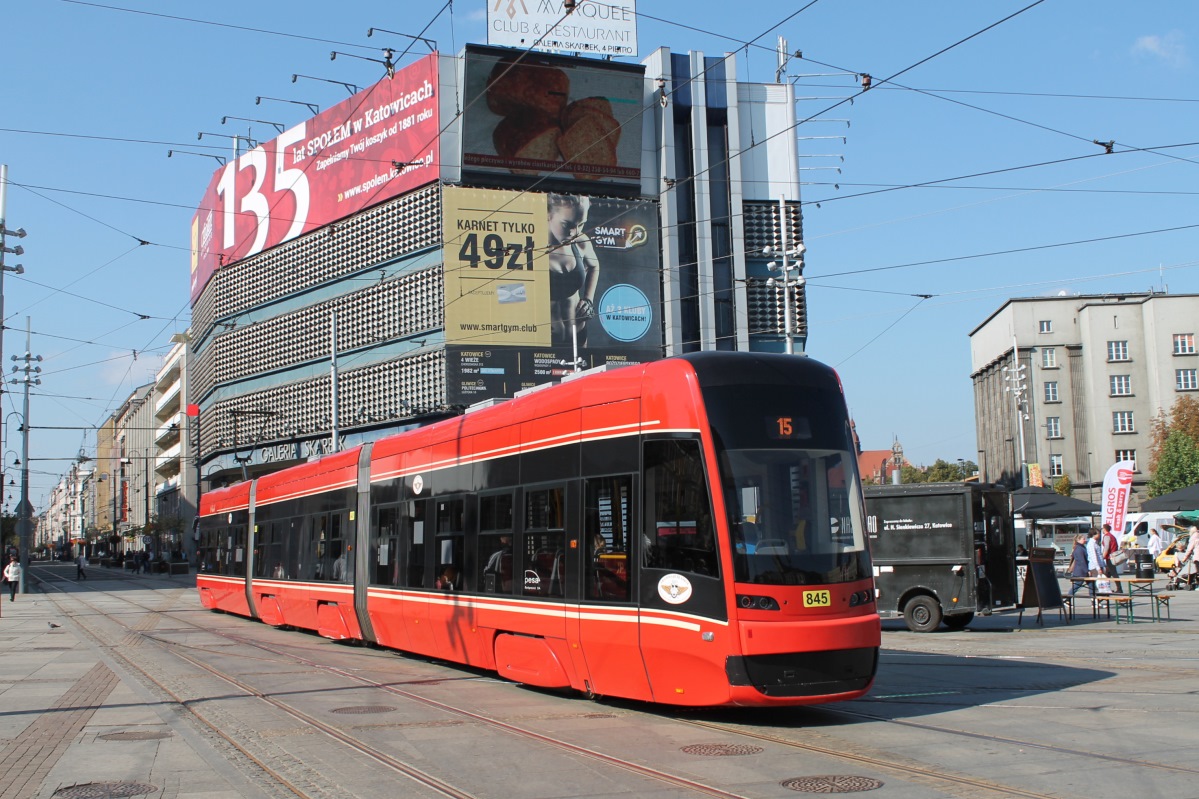 Silesia trams, PESA Twist 2012N # 845