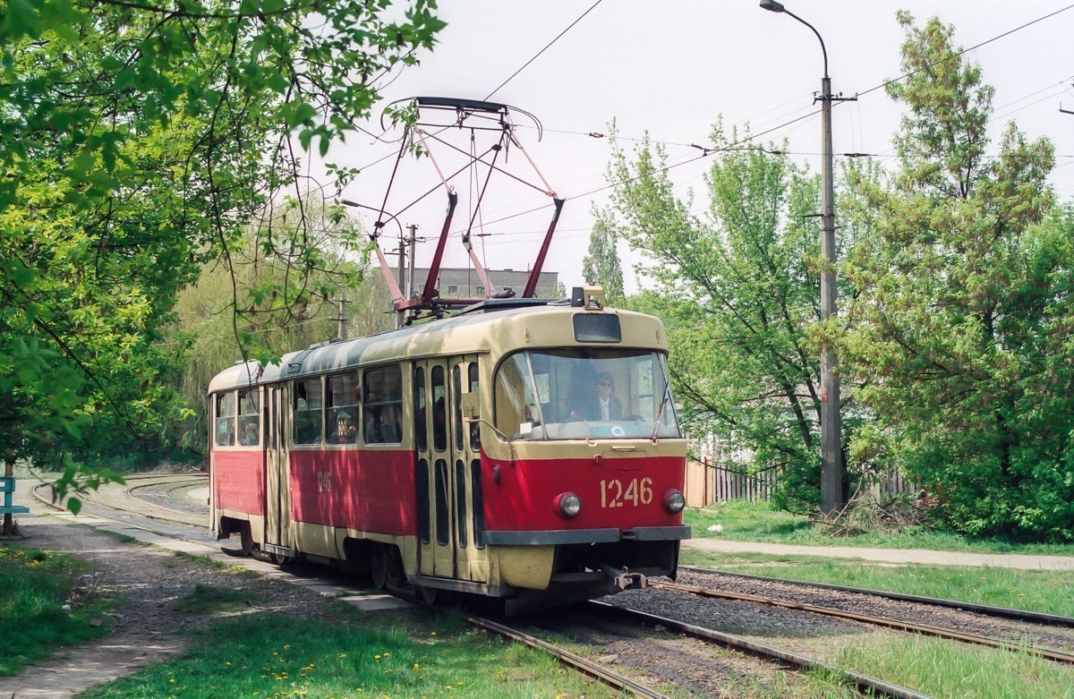 Dnipro, Tatra T3SU č. 1246; Dnipro — Old photos: Shots by foreign photographers