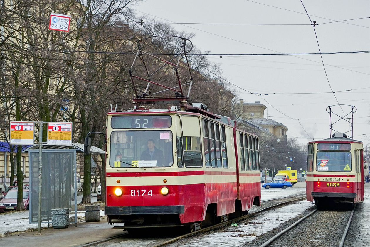 Санкт-Петербург, ЛВС-86К № 8174; Санкт-Петербург, ЛВС-86К № 8035