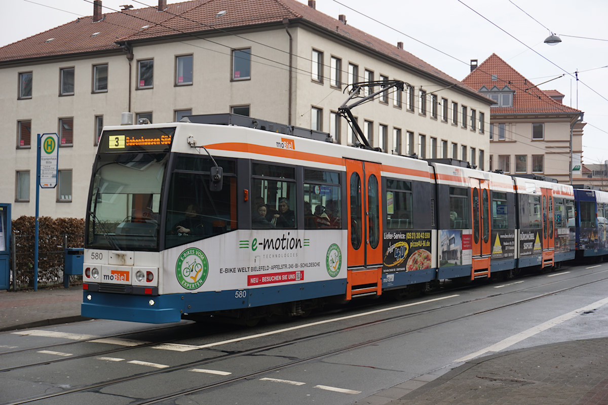 Bielefeld, Duewag M8D № 580