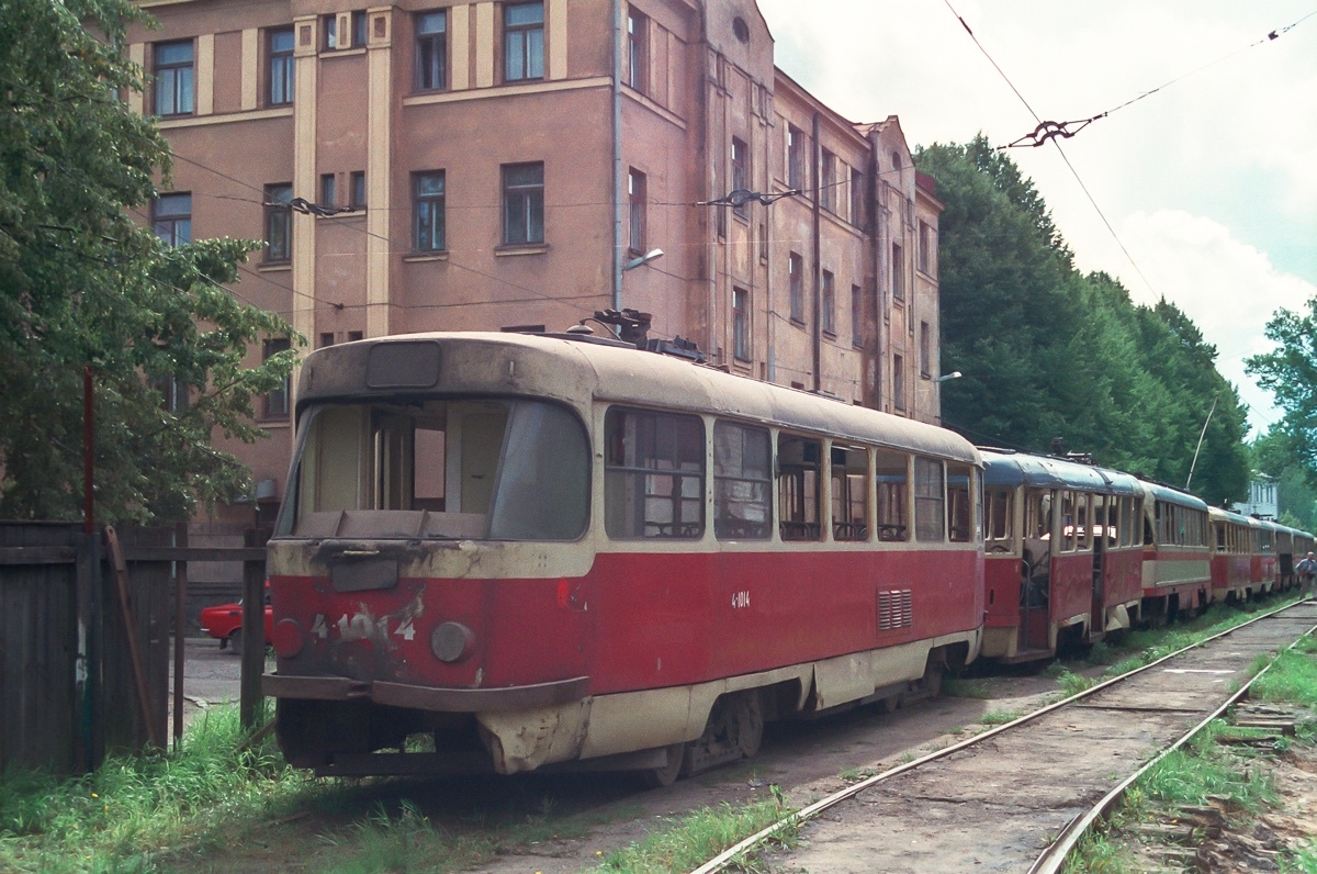 Рига, Tatra T3SU (двухдверная) № 4-1014