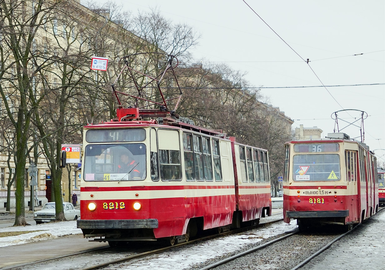 Санкт-Петербург, ЛВС-86К № 8212; Санкт-Петербург, ЛВС-86К № 8181