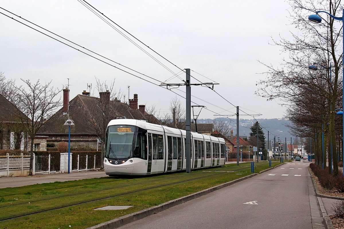 Rouen, Alstom Citadis 402 N°. 848