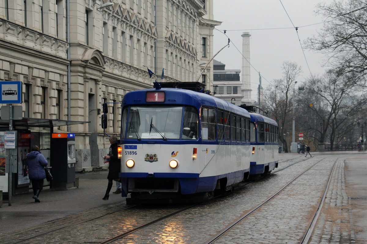 Riga, Tatra T3A — 51896
