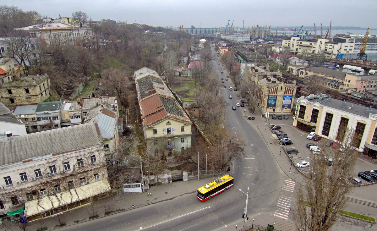 Одесса — Троллейбусные линии; Одесса — Электротранспорт Одессы с высоты
