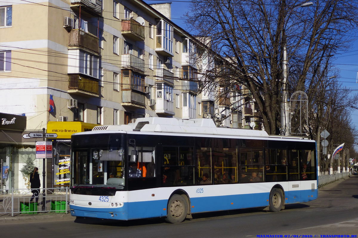 Crimean trolleybus, Bogdan T70110 № 4325