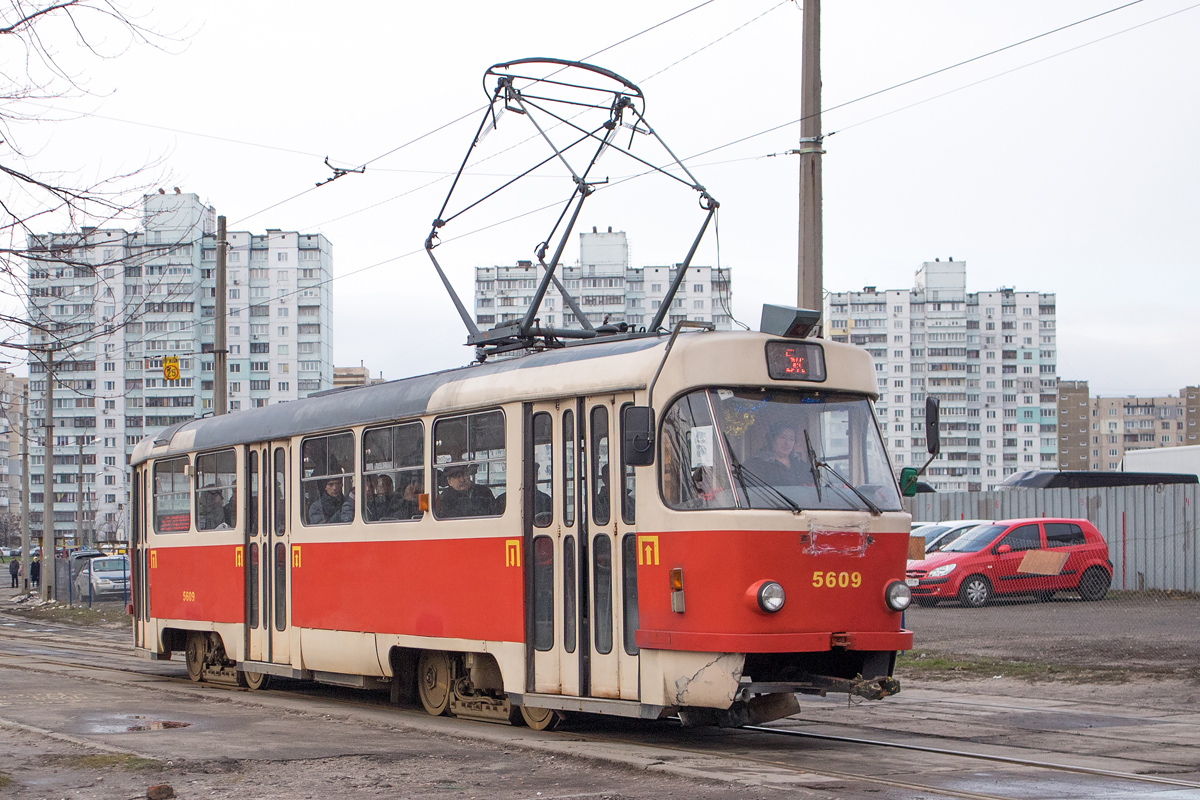 Киев, Tatra T3SU № 5609