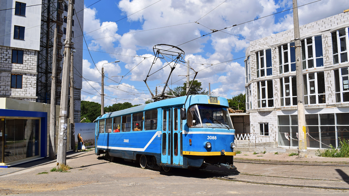 Odesa, Tatra T3R.P # 3088