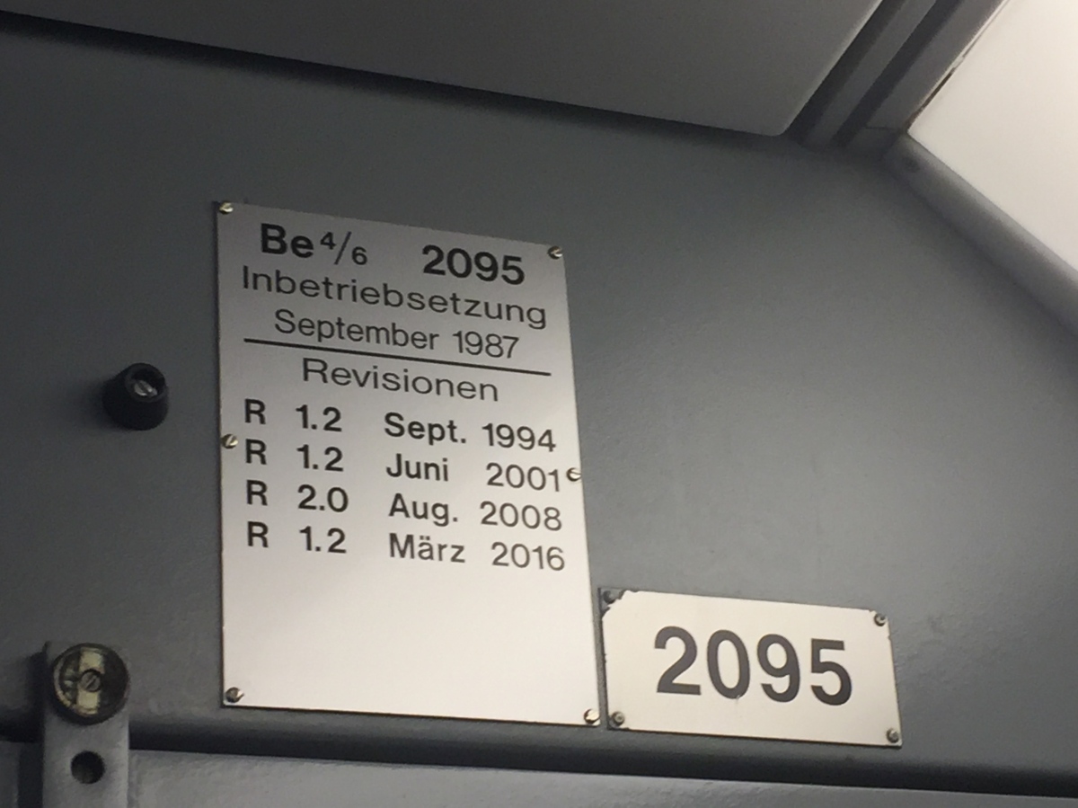 Цюрих, SWP/SIG/BBC Be 4/6 "Tram 2000" № 2095