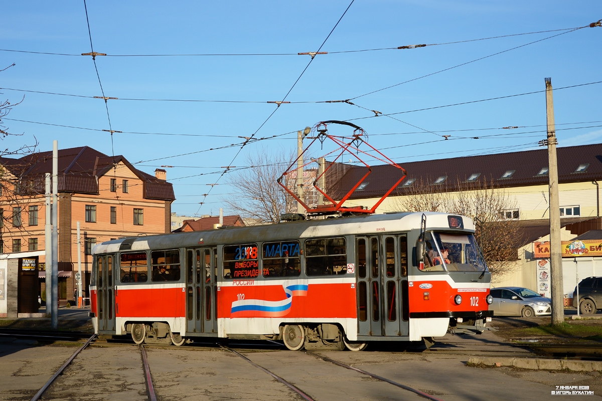 Краснодар, Tatra T3SU КВР МРПС № 102