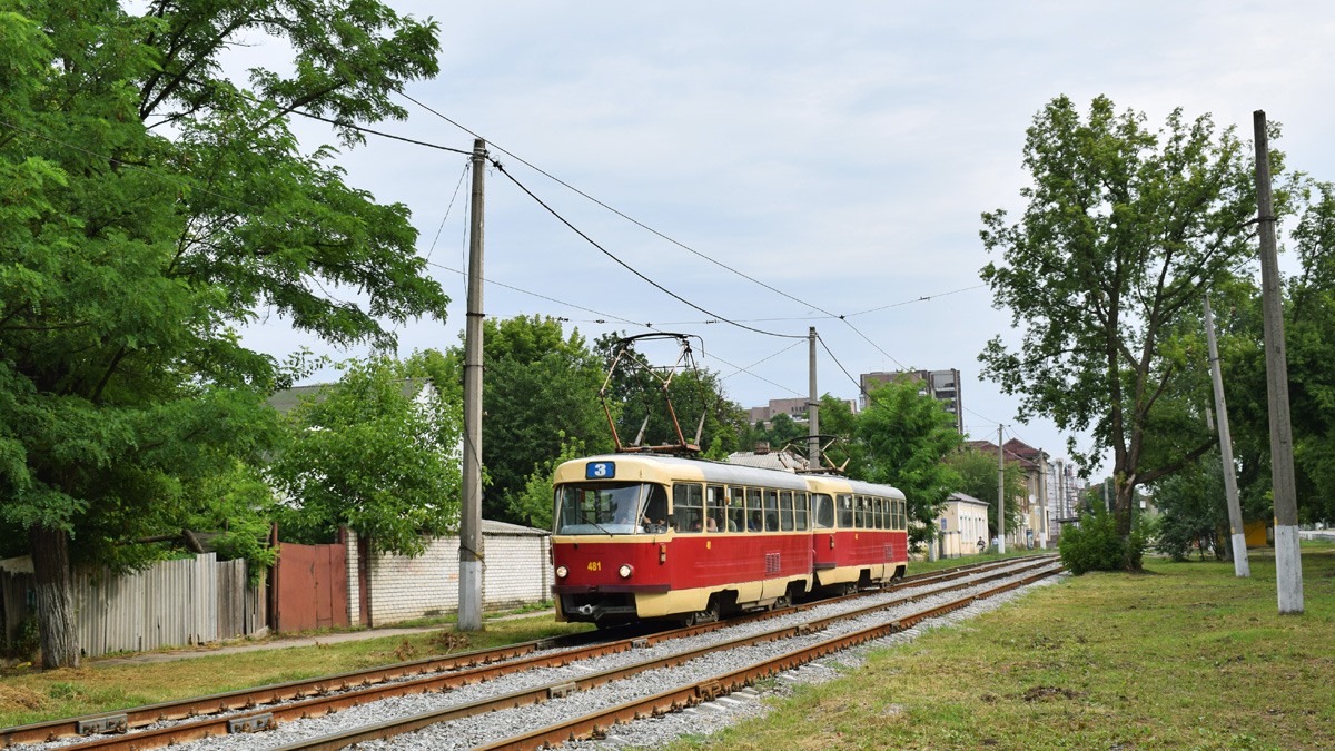 Kharkiv, Tatra T3SU # 481