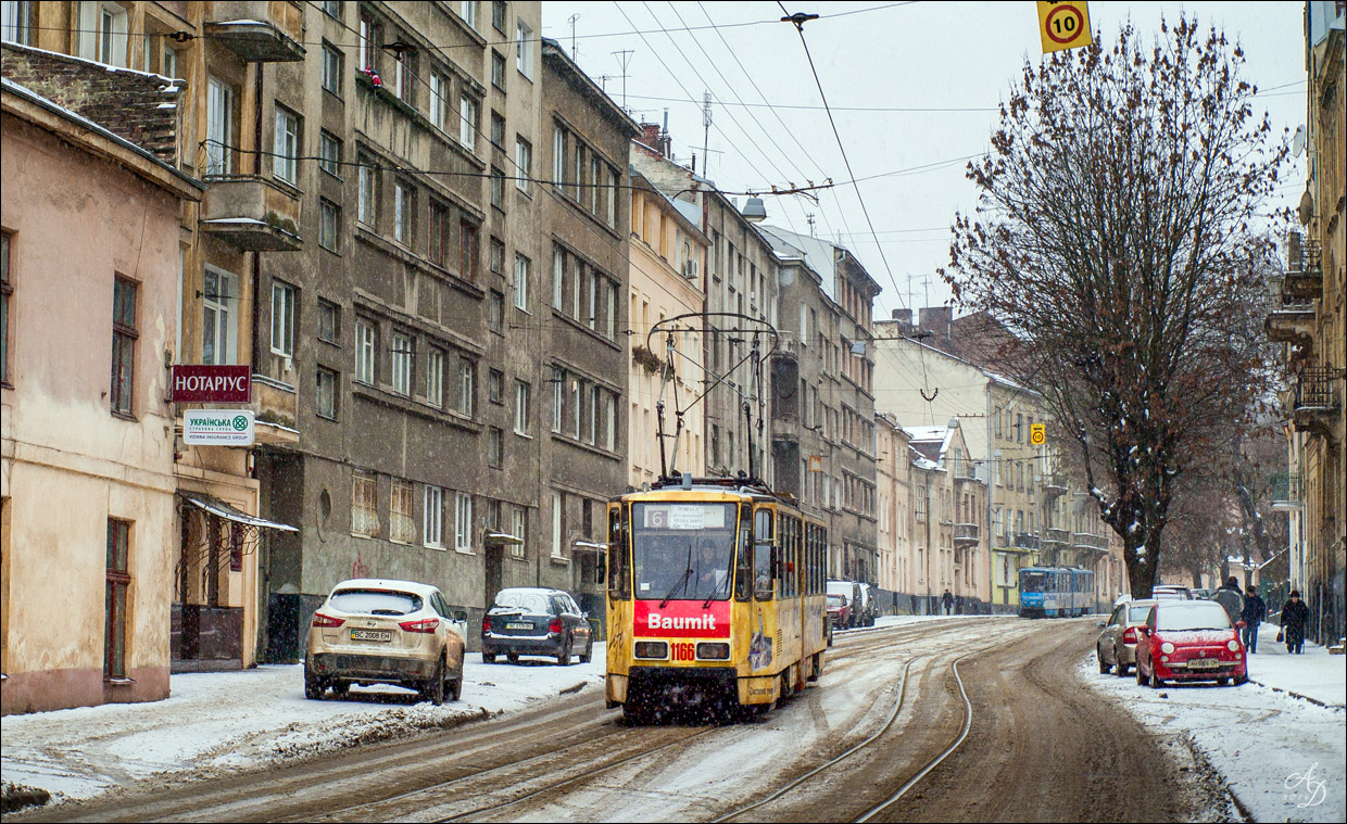 Lviv, Tatra KT4D č. 1166