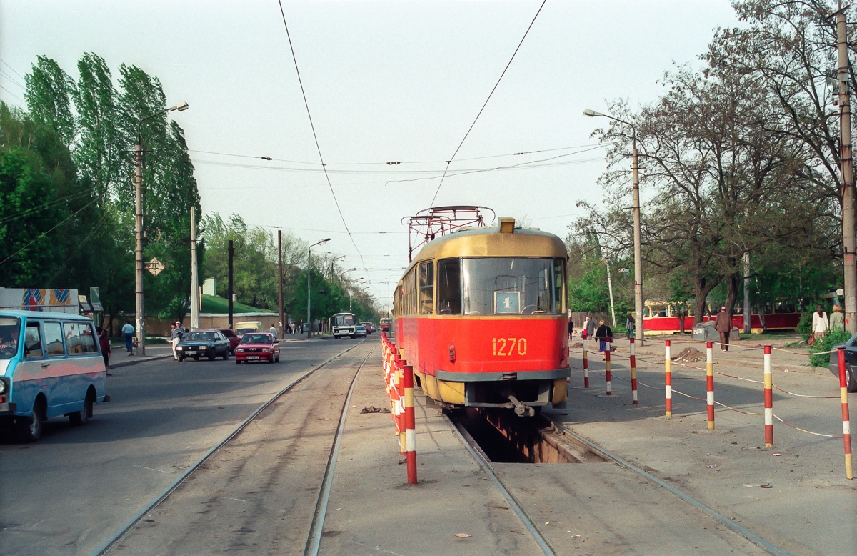 Dnipro, Tatra T3SU č. 1270; Dnipro — Old photos: Shots by foreign photographers