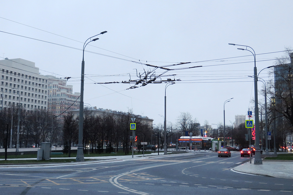 Moskva — Closed trolleybus lines; Moskva — Trolleybus lines: Central Administrative District