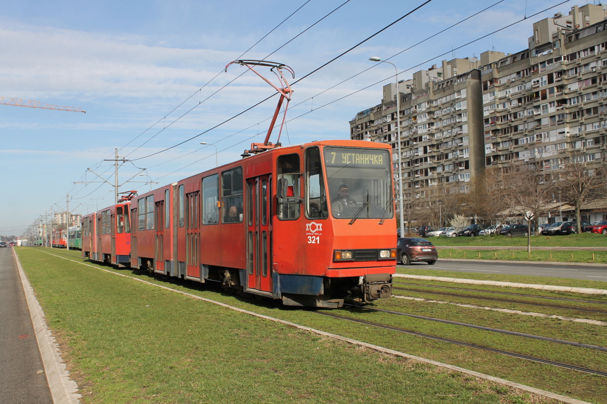 Belgrade, Tatra KT4YU-M № 321