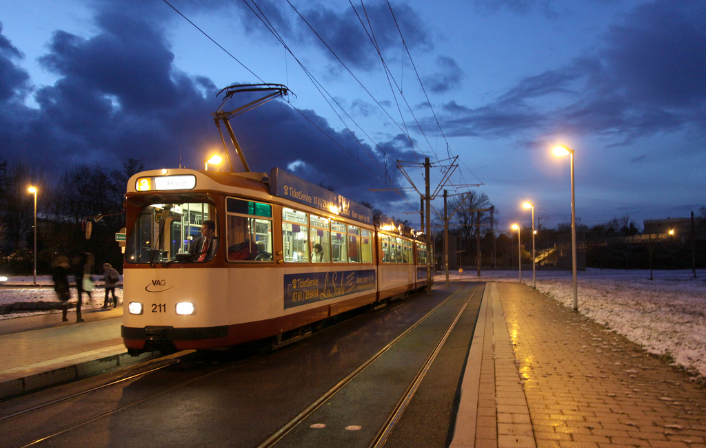 Freiburg im Breisgau, Duewag GT8K nr. 211