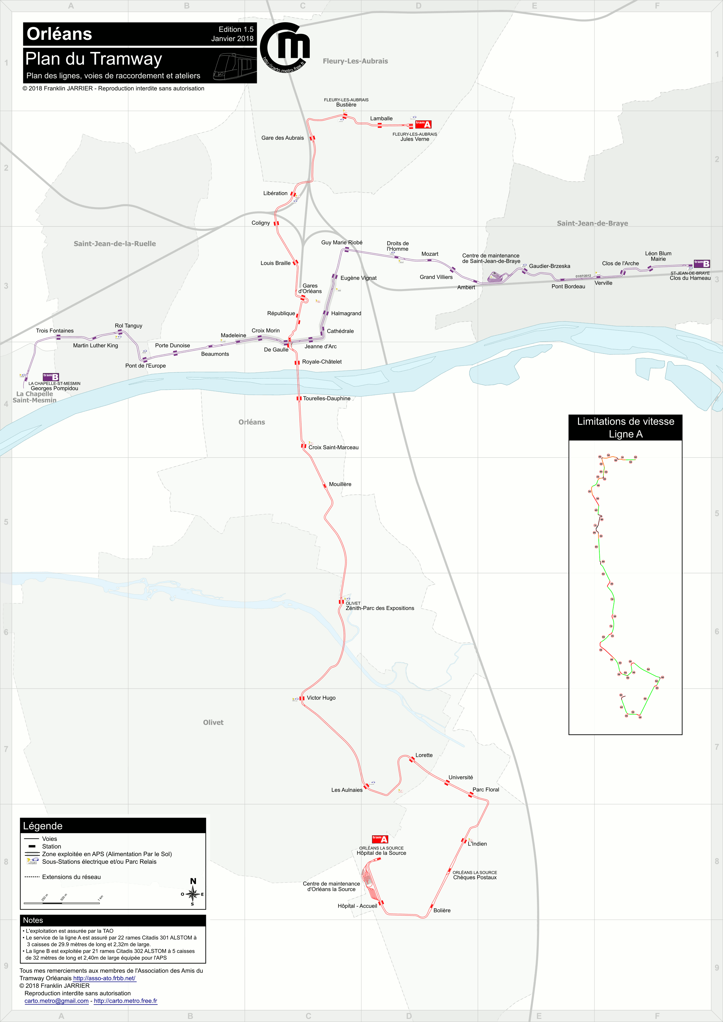 Orléans — Maps