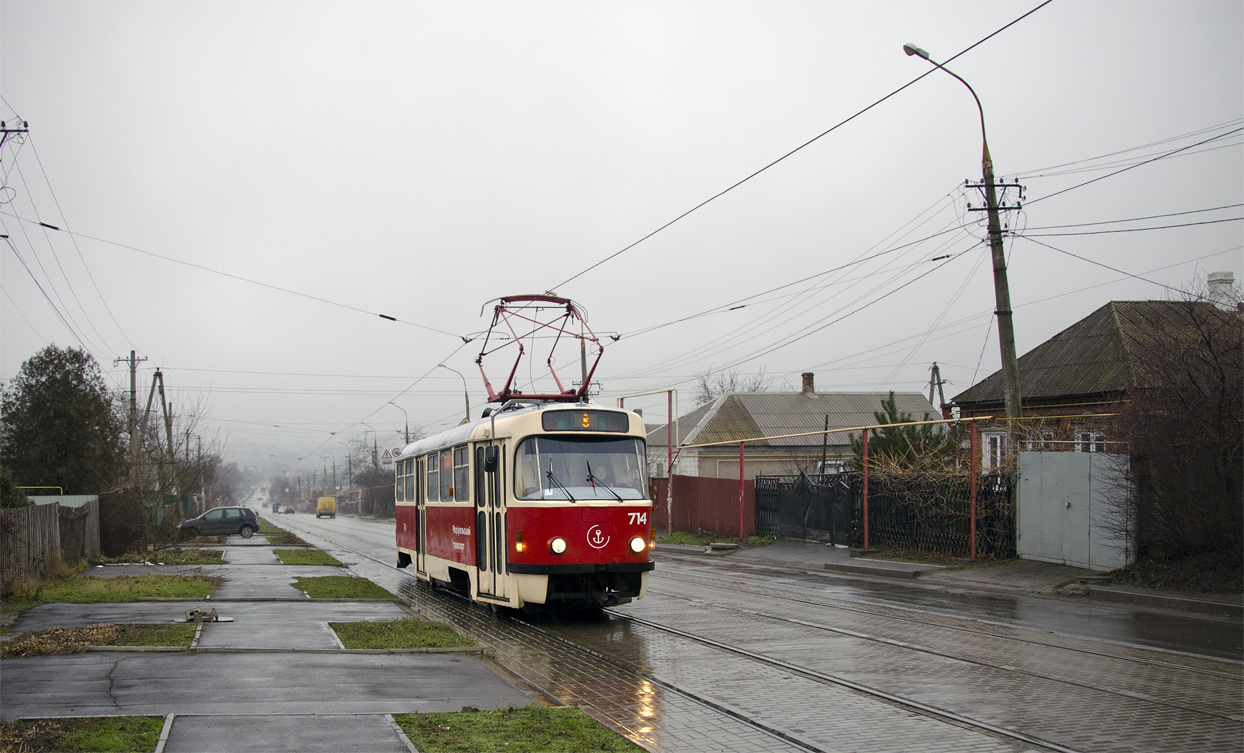 Mariupol, Tatra T3SU č. 714